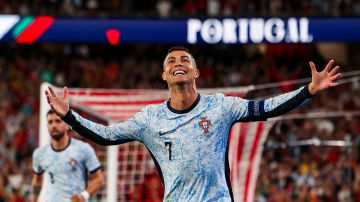 Cristiano Ronaldo durante el encuentro entre Portugal y Croacia en el que anotó el gol 900 de su carrera.