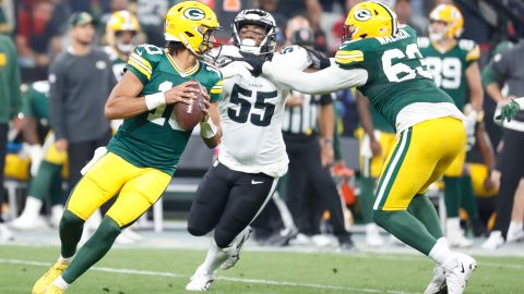 Los Eagles se quedaron con la victoria sobre los Packers por 34-29 en en el primer partido de la temporada que se llevó a cabo en Brasil.