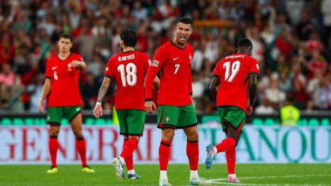 Cristiano Ronaldo se hizo presente en el marcador en el cierre del partido con su segundo gol en estos dos partidos de la UEFA Nations League.