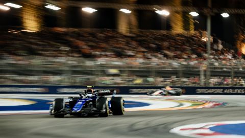 El argentino Franco Colapinto protagonizó una gran carrera este domingo en el Gran Premio de Singapur.