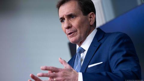 John Kirby, portavoz de la Casa Blanca.