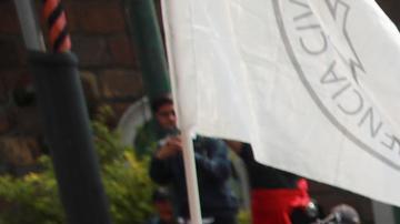 Jueces protestas frente al Congreso contra reforma judicial