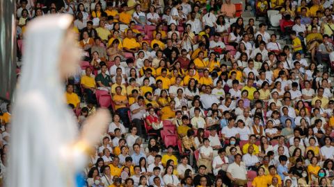 El papa celebró misa para 50.000 personas en Singapur