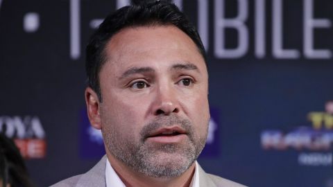 Óscar de la Hoya, expeleador mexicoamericano.