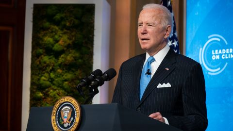 El presidente Biden destacará su agenda contra cambio climático.