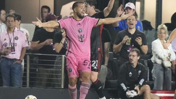 Marcelo Weigandt durante un partido con el Inter Miami.