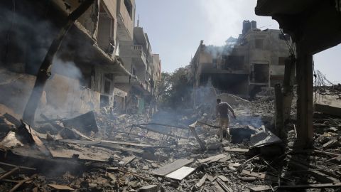 Gran parte de Gaza ha sido destruida.