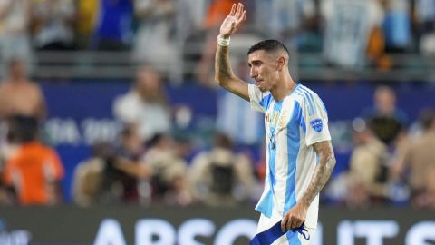 Ángel Di María en su último partido con la selección de Argentina en la final de la Copa América 2024.