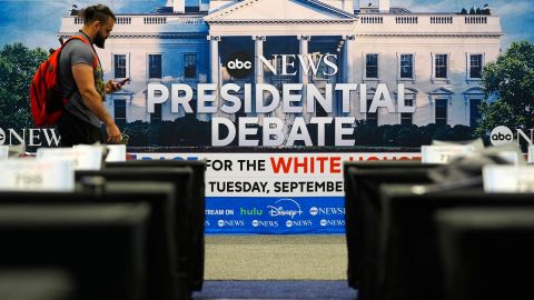 El debate presidencial será esta noche a las 9:00 p.m. del Este. a través de ABC.