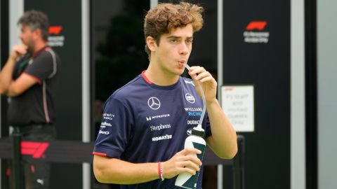 El argentino de la escudería Williams Racing, Franco Colapinto, se prepara para su tercera carrera en la Fórmula 1.