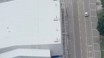 Vista aérea de los daños causados ​​por las inundaciones a causa del huracán Helene, el 28 de septiembre de 2024, en Newport, Tennessee.