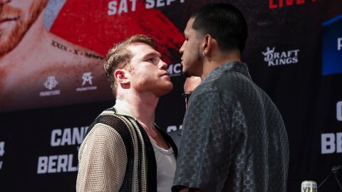 Canelo vs Berlanga Face Off