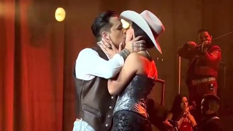 Christian Nodal y Ángela Aguilar