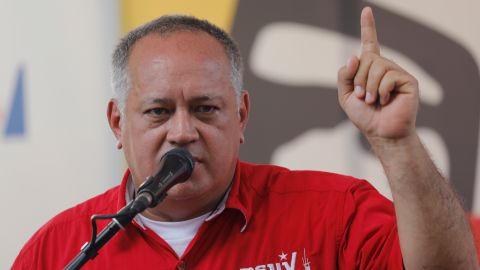 El ministro de Interior de Venezuela Diosdado Cabello.