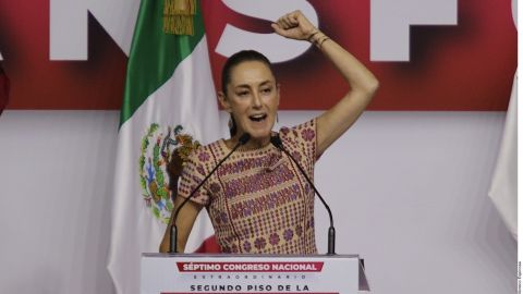 Sheinbaum asumirá como presidenta con el 63 % de opinión favorable entre los mexicanos