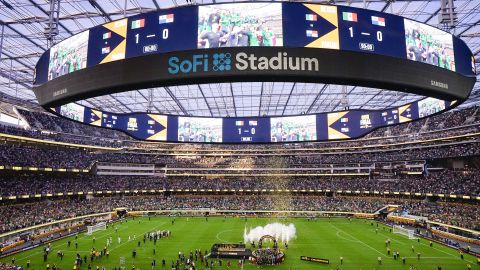 Inglewood, California, Estados Unidos, 16 de julio de 2023. , durante el partido de la Final de la Copa Oro de la CONCACAF 2023, entre la Selección Nacional de México y la selección de Panamá, celebrado en el SoFi Stadium. Foto: Imago7/ Sebastián Laureano Miranda