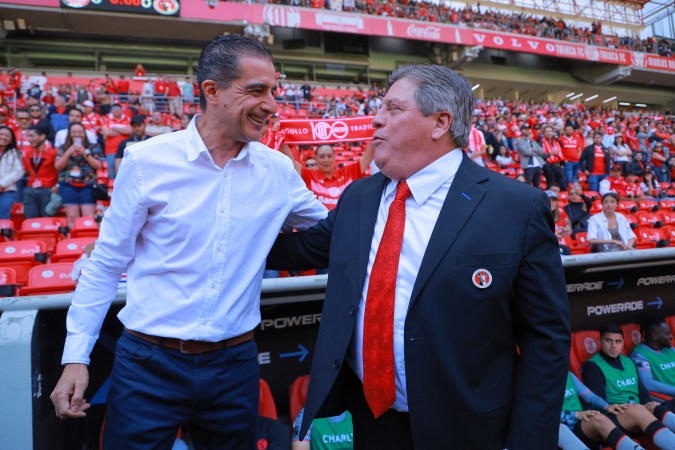 Toluca, Estado de México a 25 de febrero de 2024. , durante el partido correspondiente a la jornada 8 de torneo Clausura 2024 de la Liga BBVA MX, entre los Diablos Rojos del Toluca FC y los Xolos de Tijuana, celebrado en el estadio Nemesio Diez. Foto: Imago7/Manlio Contreras