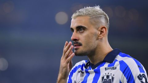 Monterrey, Nuevo León a 16 de Mayo de 2024. Mascota de rayados, durante el partido de ida de la semifinal del torneo Clausura 2024 de la Liga BBVA MX, entre rayados de Monterrey y la máquina celeste del Cruz Azul, realizado en el estadio BBVA. Foto: Imago7/Juan Ángel Ovalle