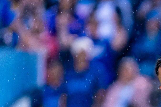 Érick Sánchez en lamento, durante el partido de la jornada 6 del torneo Apertura 2024 de la Liga MX entre la Máquina Cementera del Cruz Azul y las Águilas del América realizado en el estadio Ciudad de los Deportes.