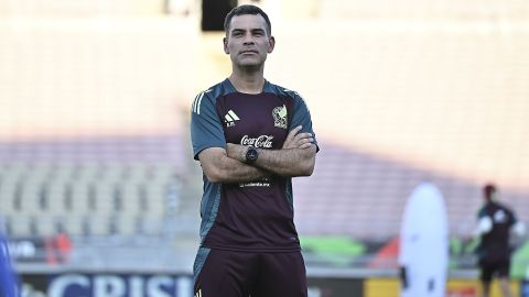 Rafa Márquez en la concentración de la selección de México.