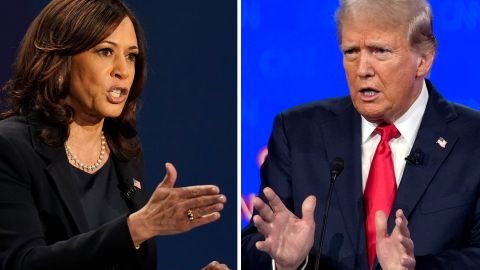 Kamala Harris y Donald Trump, impuestos