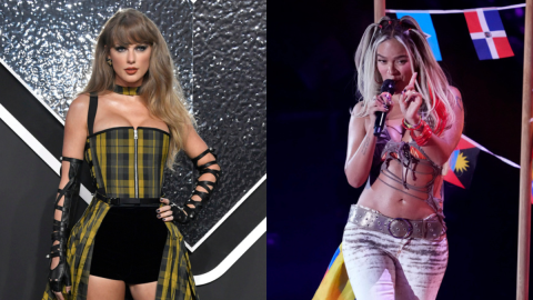 Taylor Swift y Karol G asistieron a los VMAs