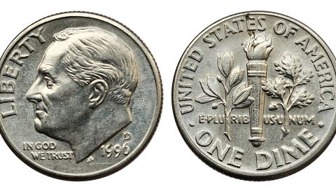 Moneda de 10 centavos de Roosevelt