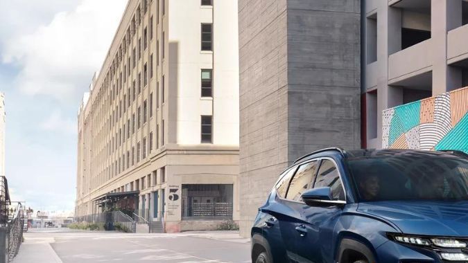 Otro ángulo del Hyundai Tucson 2025