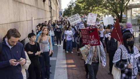 Protestas antisemitas en Nueva York