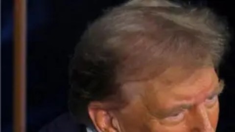 Donald Trump y Kamala Harris se vieron cara a cara por primera vez.