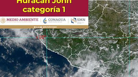 México en alerta máxima por el huracán “John” que amenaza a estados en el océano Pacífico