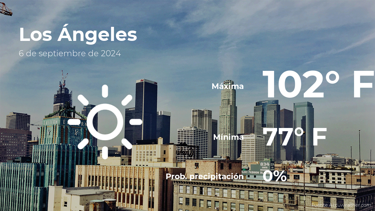 Climate forecast for Los Angeles on September 6