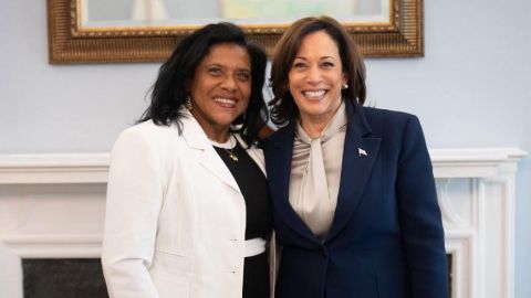 Wanda Kagan y Kamala Harris fueron las mejores amigas cuando estudiaban en la Escuela Secundaria Westmount, en Montreal, Canadá.