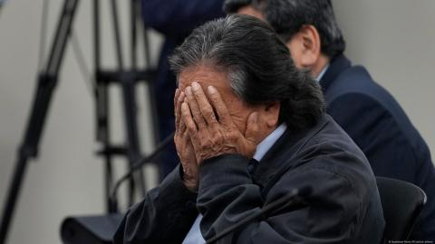 El expresidente Alejandro Toledo recibió el veredicto de condena en una cárcel especial de Lima.