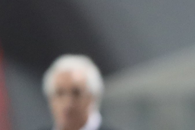 Marcelo Bielsa durante el encuentro de este viernes entre Uruguay y Perú correspondiente a la novena jornada de las eliminatorias sudamericanas.