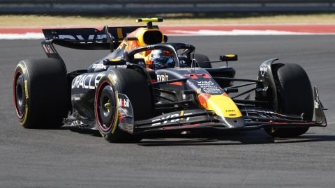 Austin (United States), 20/10/2024.- Sergio Perez of Mexico for Team Red Bull Racing in action during the Formula One United States Grand Prix, at the Cirtcuit of the Americas in Austin, TX, USA, 20 October 2024. (Fórmula Uno, Estados Unidos) EFE/EPA/JOHN MABANGLO