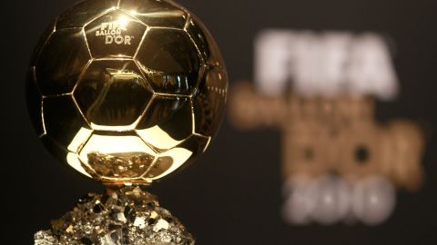 The FIFA Ballon d'Or cup for the world's best player of the year is shown at the FIFA Ballon dOr awarding ceremony in Zurich, Switzerland, Monday, Jan. 10, 2011. (AP Photo/Frank Augstein)