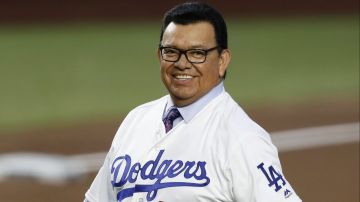 Fernando Valenzuela ganó dos Series Mundiales con los Dodgers.