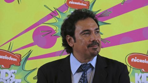 Former Mexican soccer coach and striker Hugo Sanchez arrives at the Nickelodeon's Kids' Choice Awards, in Mexico City, Saturday, Aug. 31, 2013. (AP Photo/Berenice Bautista)