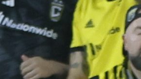 Lionel Messi y Luis Suárez celebrando un gol en partido donde el Inter Miami enfrentó al Colombus Crew en la MLS.