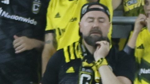 Lionel Messi y Luis Suárez celebrando un gol en partido donde el Inter Miami enfrentó al Colombus Crew en la MLS.