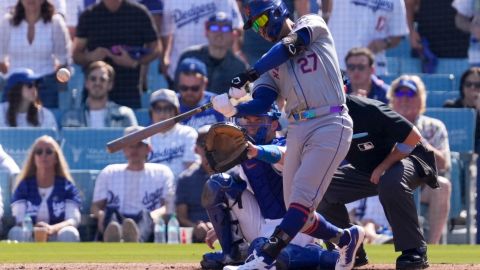 Mark Vientos conectó un grand slam en el segundo episodio para encaminar la victoria de los Mets.