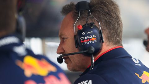 Christian Horner durante un momento del Gran Premio de México de la Fórmula 1 disputado este domingo en el Autódromo Hermanos Rodríguez.