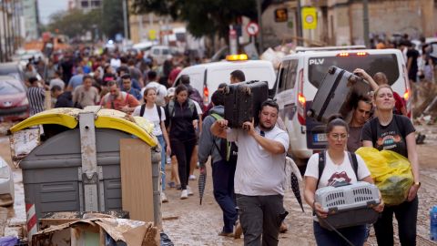 Afectaciones de la dana en España.