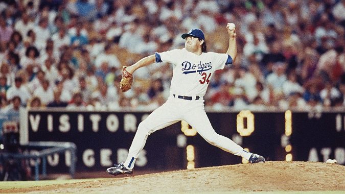 Fernando Valenzuela, legendario lanzador de los Dodgers.