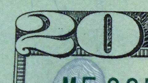 Billete de 20 dólares con la imagen del expresidente estadounidense Andrew Jackson. Pronto Jackson será reemplazado por la abolicionista de raza negra Harriet Tubman, en un cambio de enorme simbolismo: un esclavista es reemplazado por una abolicionista afroamericana. (U.S. Treasury via AP, File)