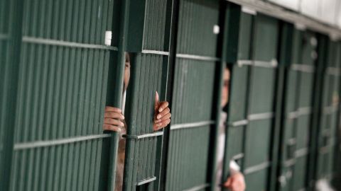 Los Angeles County Men's Central Jail, operated by the Los Angeles County Sheriff, on Oct. 3, 2012. (AP Photo/Reed Saxon)