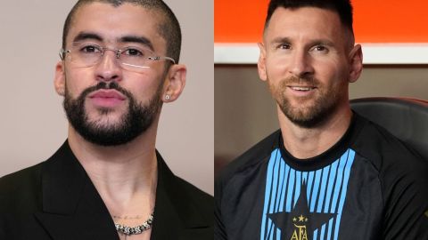 Bad Bunny y Lionel Messi