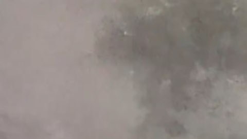 Balacera captada por un dron