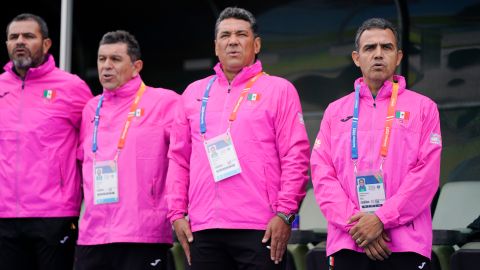 Valparaíso, Chile, 26 de octubre de 2023. , durante el partido de fase de grupos del futbol varonil de los Juegos Panamericanos Santiago 2023, entre la Selección Nacional de México Sub23 y la Selección de Republica Dominicana Sub23, celebrado en el estadio Elías Figueroa. Foto: Imago7/ Sebastián Laureano Miranda